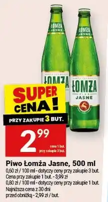 Twój Market Piwo łomża jasne oferta