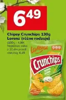 Hitpol Chipsy Crunchips 130g Lorenz (różne rodzaje) oferta