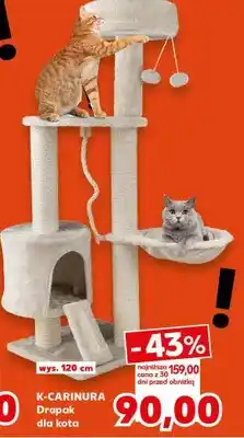 Kaufland Drapak dla kota wys. 120 cm oferta