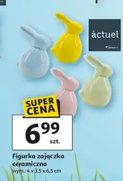 Auchan Figurka zajączka ceramiczna oferta