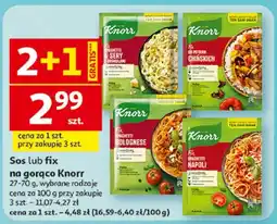 Auchan Sos lub fix na gorąco bolognese oferta