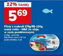 Hitpol Filety z makreli w oleju, w pomidorach oferta