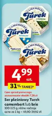 Auchan Ser pleśniowy camembert lub brie oferta
