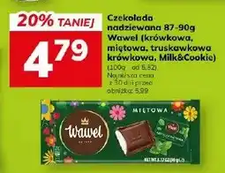 Hitpol Czekolada nadziewana 87-90g Wawel (karówkowa, mlękowa, truskówkowa i owocowa, Milk&Cookie) oferta