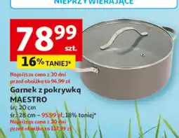 Auchan Garnek z pokrywką MAESTRO oferta