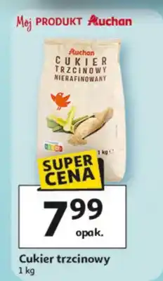Auchan Cukier trzcinowy nierafinowany oferta