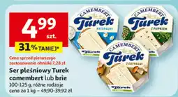 Auchan Ser pleśniowy camembert lub brie oferta