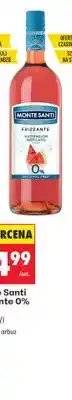 Biedronka Wino bezalkoholowe musujące Monte Santi Frizzante 0% arbuz oferta