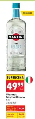 Biedronka Wino Wermut Martini Bianco oferta