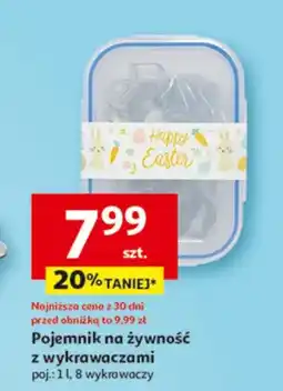 Auchan Pojemnik na żywność z wykrawaczami oferta