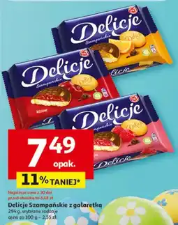 Auchan Ciastka szampańskie z galaretką oferta