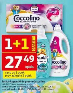 Auchan Żel lub kapsułki do prania oferta