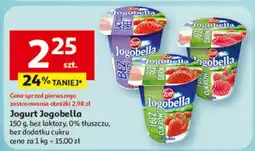 Auchan Jogurt Jogobella bez tłuszczu, 0% tłuszczu, bez dodatku cukru oferta