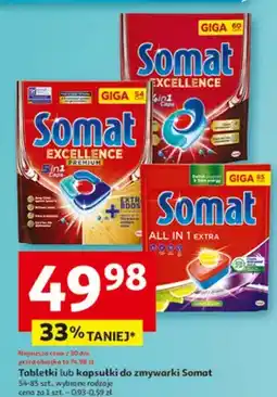 Auchan Tabletki lub kapsułki do zmywarki oferta