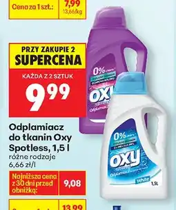 Biedronka Odplamiacz do tkanin Spotless 1,5 l, różne rodzaje oferta