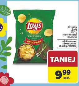 Carrefour Chipsy zielona cebulka Lay's oferta