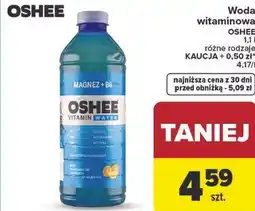 Carrefour Woda witaminowa OSHEE 1,1 l różne rodzaje oferta
