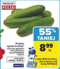 Carrefour Polskie ogórki krótkie oferta