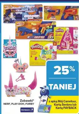 Carrefour Zabawki NERF, PLAY-DOH, FURBY oferta