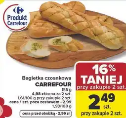 Carrefour Bagietka czosnkowa CARREFOUR oferta