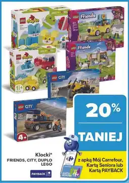 Carrefour Klocki FRIENDS, CITY, DUPLO oferta