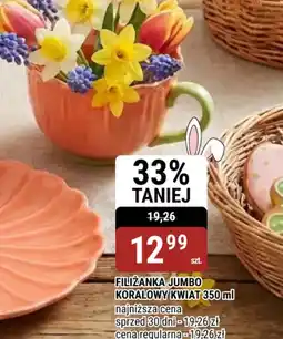 bi1 Filiżanka Jumbo Koralowy Kwiat oferta