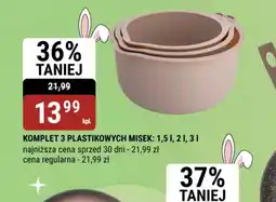 bi1 Komplet 3 plastikowych misek oferta