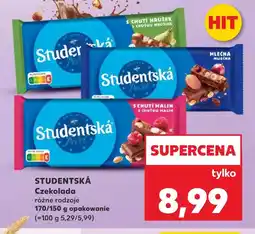 Kaufland Czekolada Studentska oferta