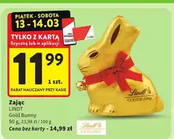 Intermarche Czekoladowy Gold Bunny oferta