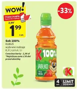 Intermarche Sok 100% jabłko oferta