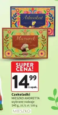 Intermarche Czekoladki wybrane rodzaje Amoretta oferta