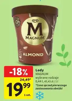 Intermarche Lody wybrane rodzaje oferta