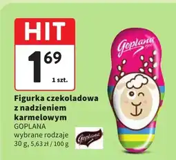 Intermarche Figurka czekoladowa z nadzieniem karmelowym wybrane rodzaje oferta