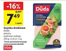 Intermarche Szynka drobiowa plastry wybrane rodzaje oferta