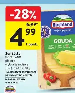 Intermarche Ser żółty plastry oferta