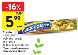 Intermarche Ciasto wybrane rodzaje oferta