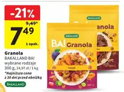 Intermarche Granola wybrane rodzaje oferta