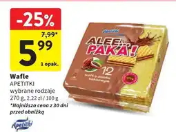 Intermarche Wafle wybrane rodzaje oferta