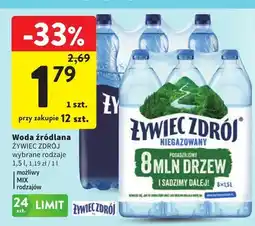 Intermarche Woda źródlana niegazowana oferta