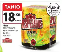 Intermarche Piwo wybrane rodzaje 4-pack oferta