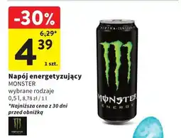 Intermarche Napój energetyzujący wybrane rodzaje oferta