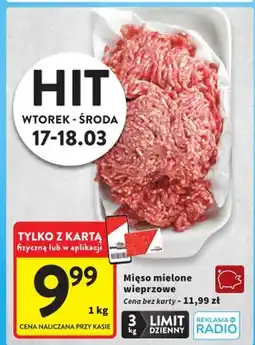Intermarche Mięso mielone wieprzowe oferta