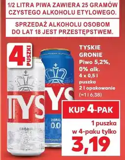 Kaufland Piwo Gronie oferta