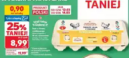 Kaufland Jaja z chowu ściółkowego klasa wagowa L 10 szt oferta