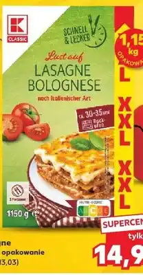 Kaufland Lasagne oferta