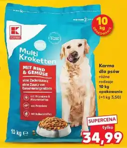 Kaufland Karma dla psów różne rodzaje oferta