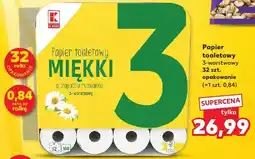 Kaufland Papier toaletowy miękki 3-warstwowy 32 szt oferta