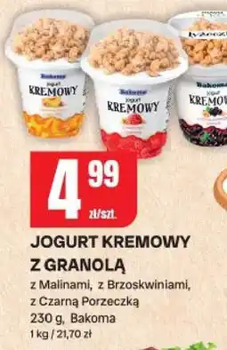 Chorten Jogurt kremowy z granolą z malinami, z brzoskwiniami, z czarną porzeczką oferta
