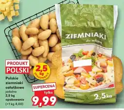 Kaufland Polskie ziemniaki sałatkowe jadalne 2,5kg opakowanie oferta