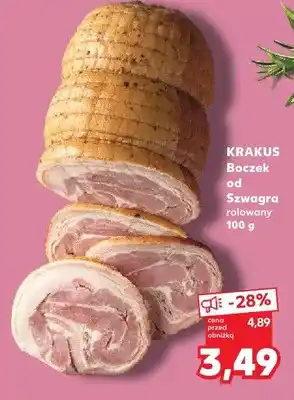 Kaufland Boczek od Szwagra rolowany Krakus oferta